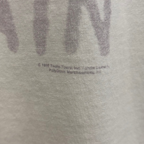 Vintage Shania Twain 1998 Come On Over Tour Graphic Tee, Unisex sz Large - Picture 5 of 5